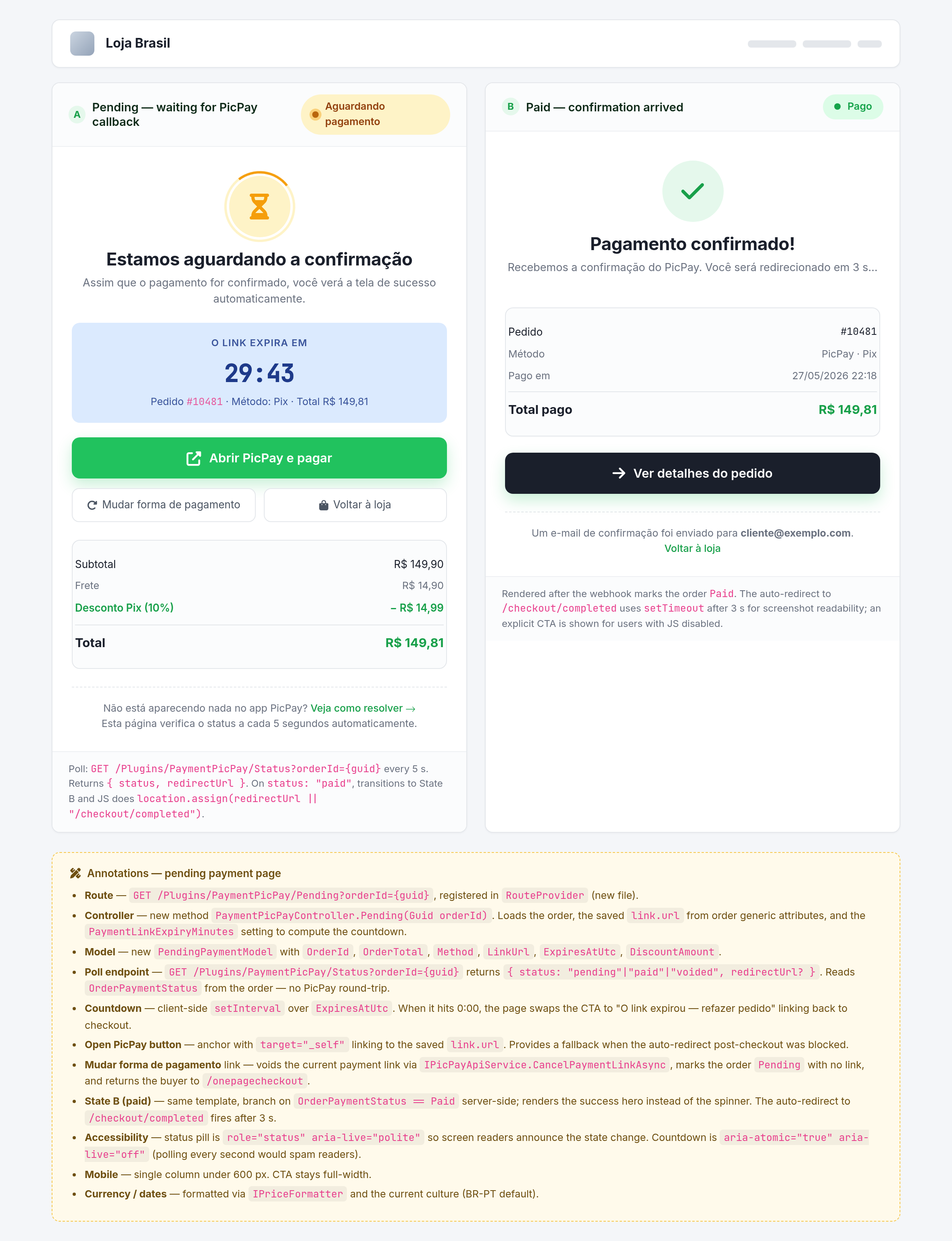 Pending Payment